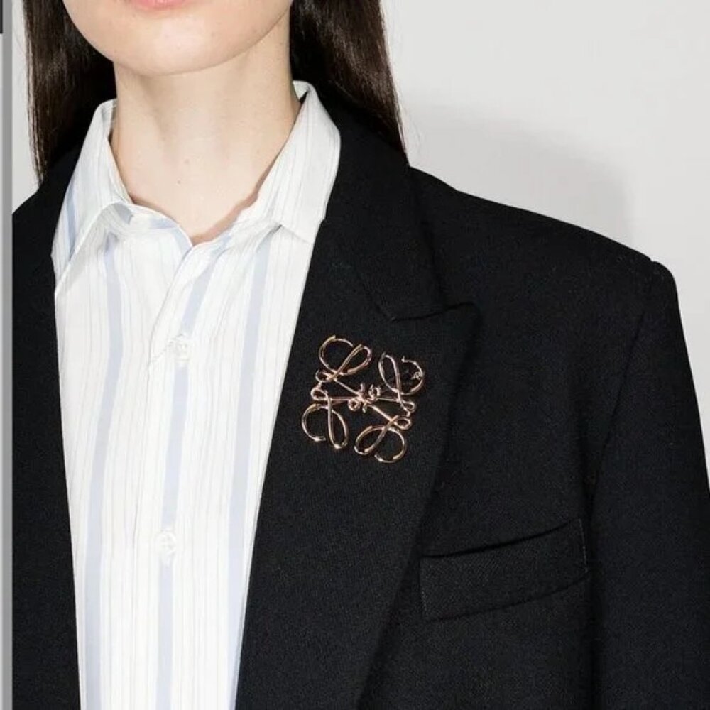 Loewe Anagram Brooch